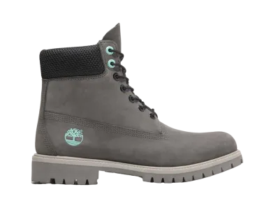 Timberland Premium 6inch Lace Up Waterproof Boots "Medium Grey Nubuck"