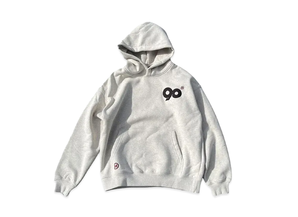 9090 90 Logo Original Hoodie "Oatmeal"