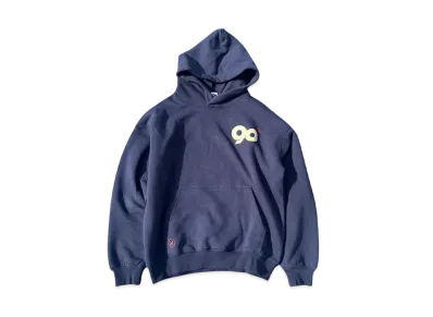 9090 90 Logo Original Hoodie "Navy"