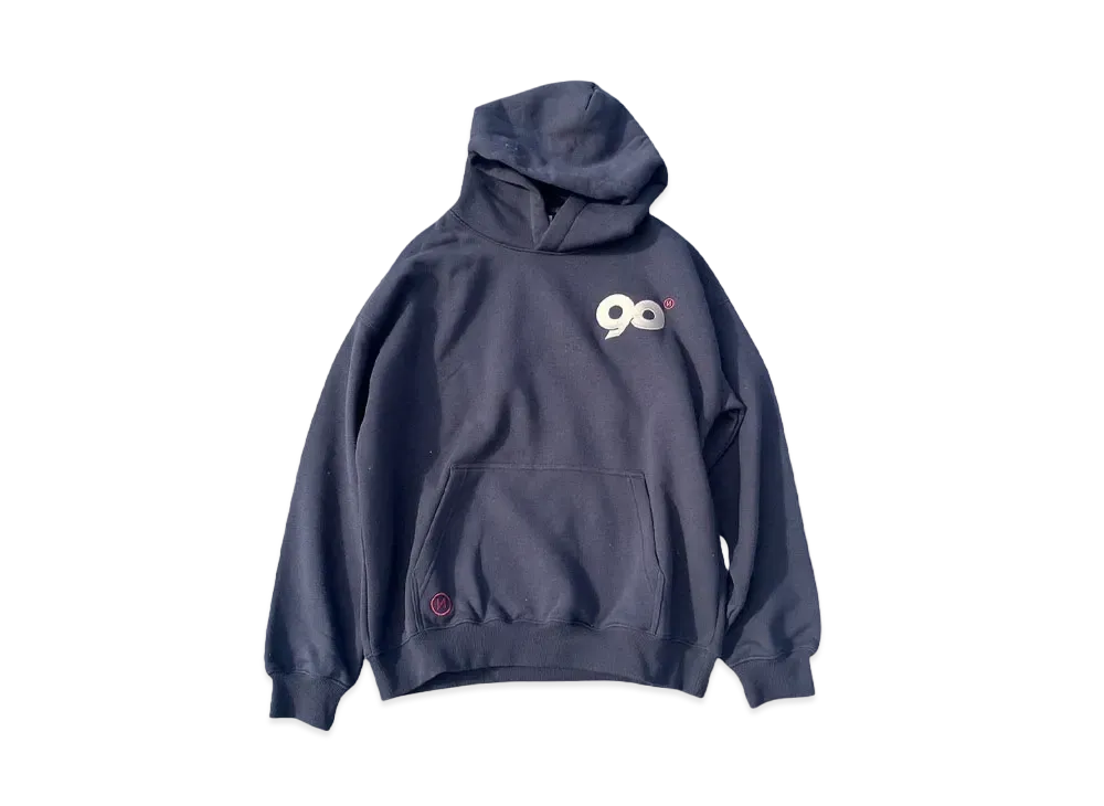 9090 90 Logo Original Hoodie "Charcoal Black"
