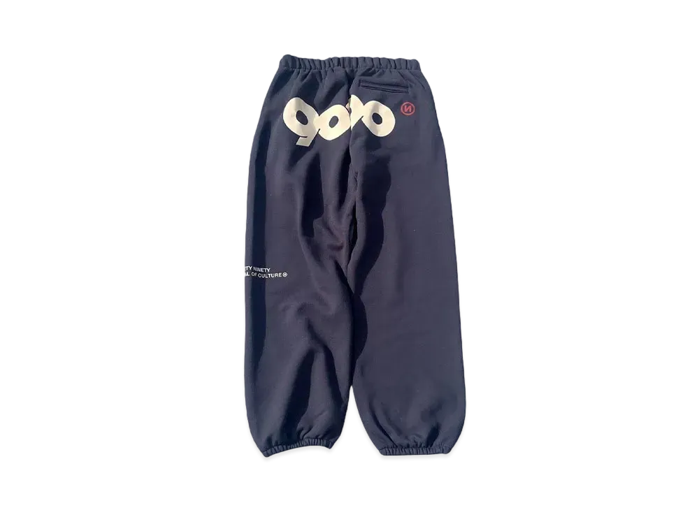 9090 90 Logo Original Sweat Pants "Charcoal Black"