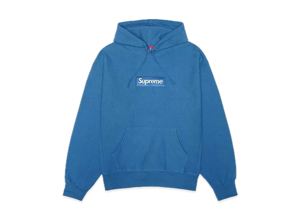 Supreme Box Logo Hooded Sweatshirt "Blue" (23FW)