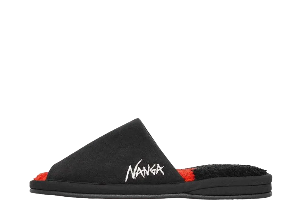 NANGA NANGA LOGO ROOM SHOSE "RED x BLACK"