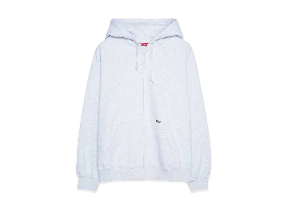 シュプリーム ワーク ジップ アップ フーディー スウェットシャツ "アッシュグレー"