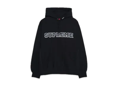Supreme Collegiate Acronym Hooded Sweatshirt "Black"