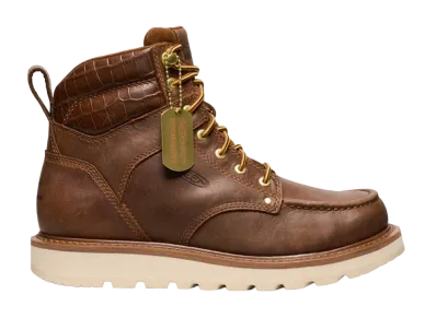 Noon Goons x KEEN Cincinnati 6 Waterproof "Leather Brown/Off White"