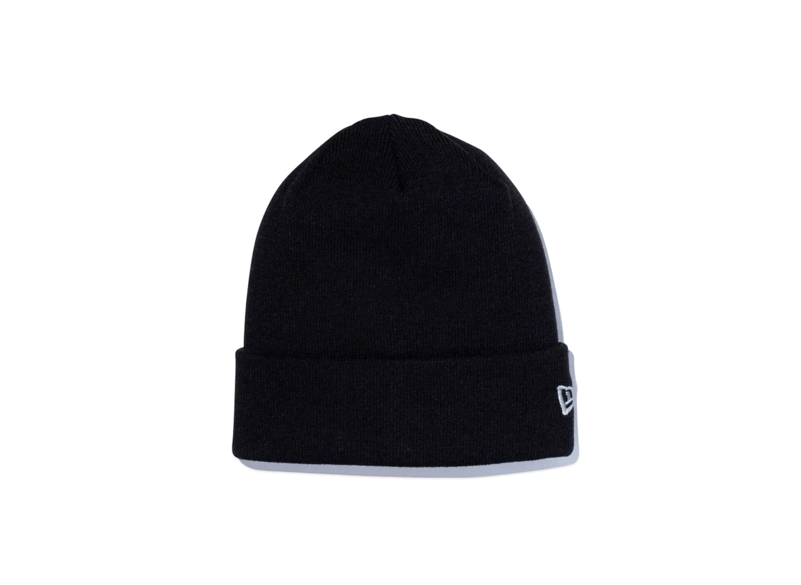 NEW ERA Basic Cuff Knit "Black/Metallic Aluminum"