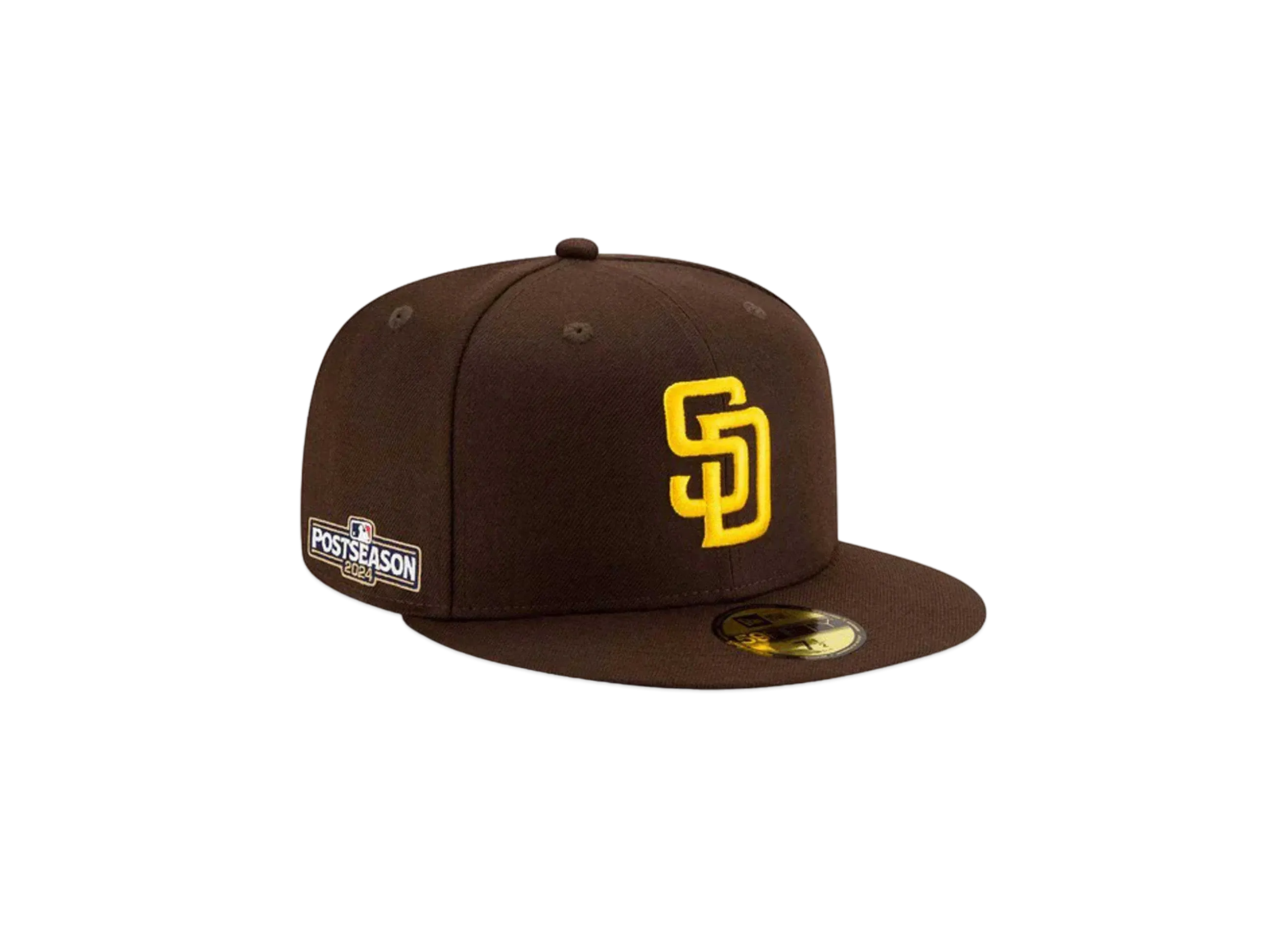 NEW ERA 59Fifty MLB Post Season 2024 Side Patch San Diego Padres "Brown"