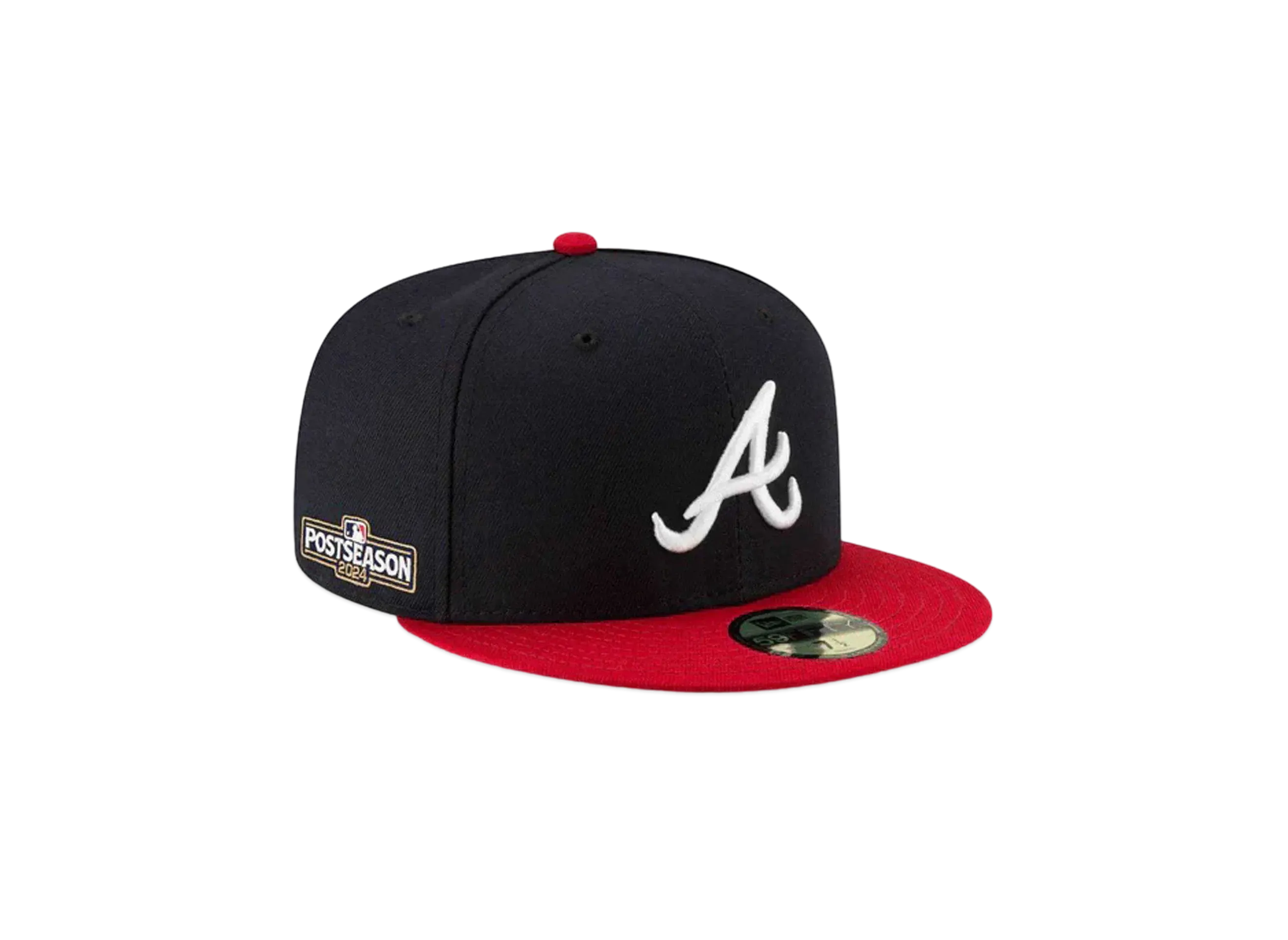 NEW ERA 59Fifty MLB Post Season 2024 Side Patch Atlanta Braves "Black/Red"