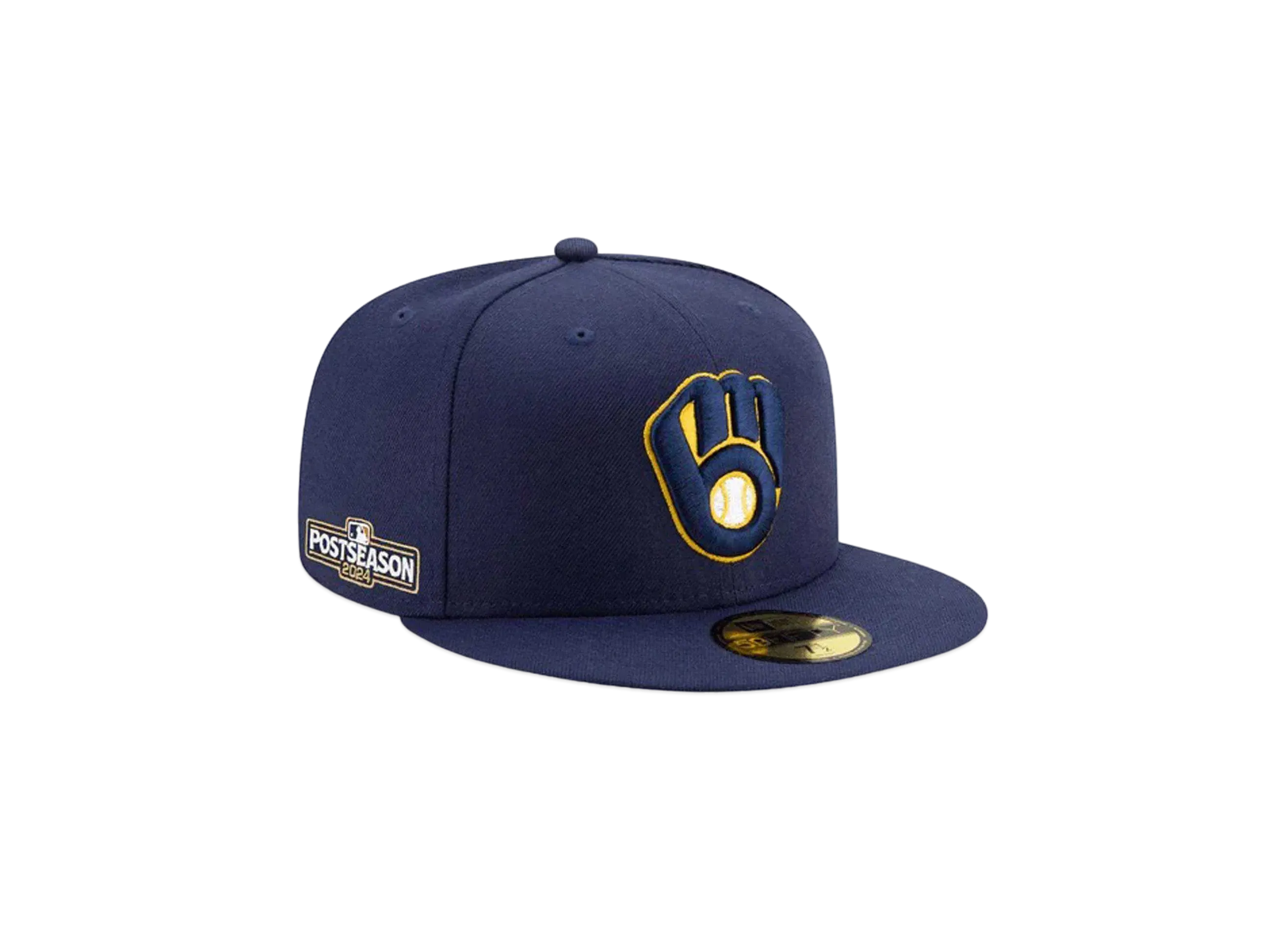 NEW ERA 59Fifty MLB Post Season 2024 Side Patch Milwaukee Brewers "Navy"