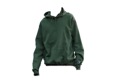 Champion Oversized Pullover Hoodie "Dark Green"