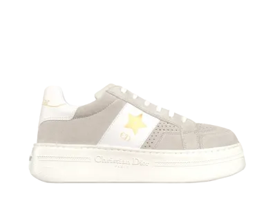 Dior Women's Star Platform Sneaker "Light Beige/White"