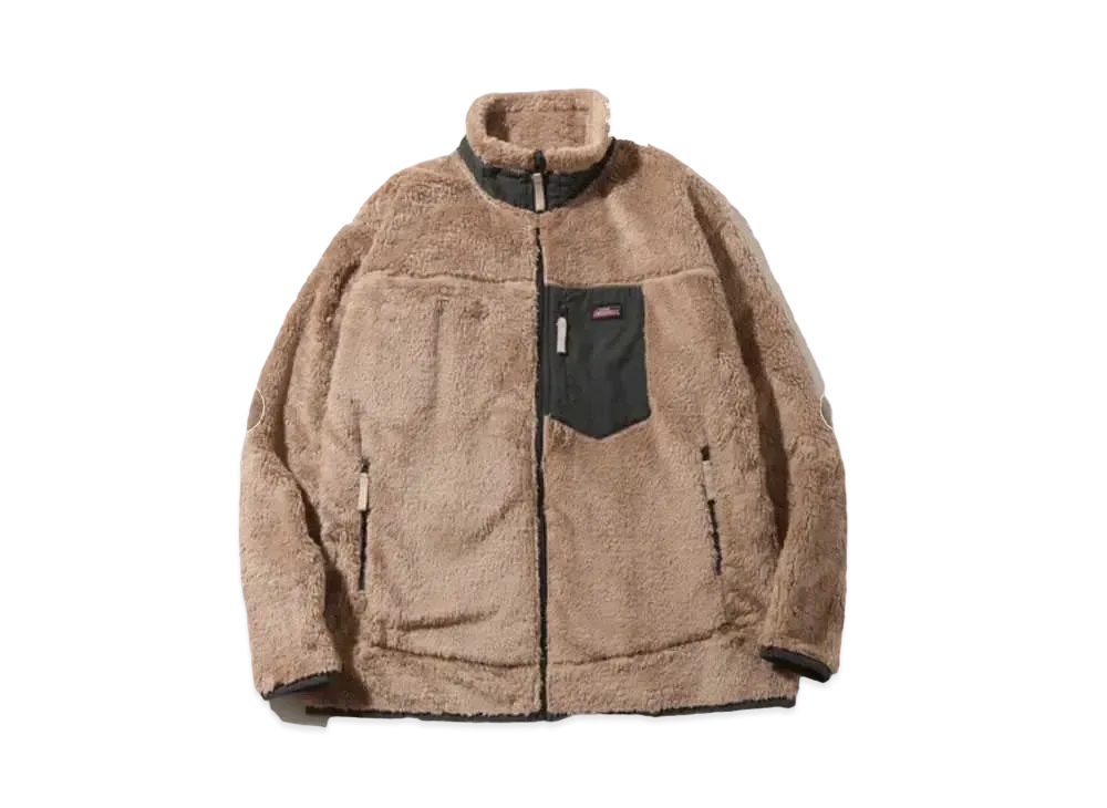 Dickies Genuine Shaggy Boa Stand Zip Blouson "Beige"