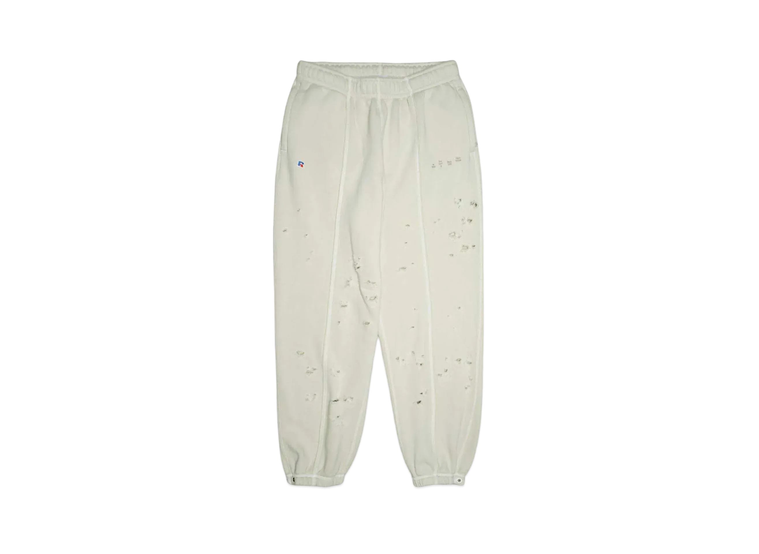 RUSSELL x Bal DISTRESSED ATHLETIC HEAVY COTTON SWEATPANT "SAND"