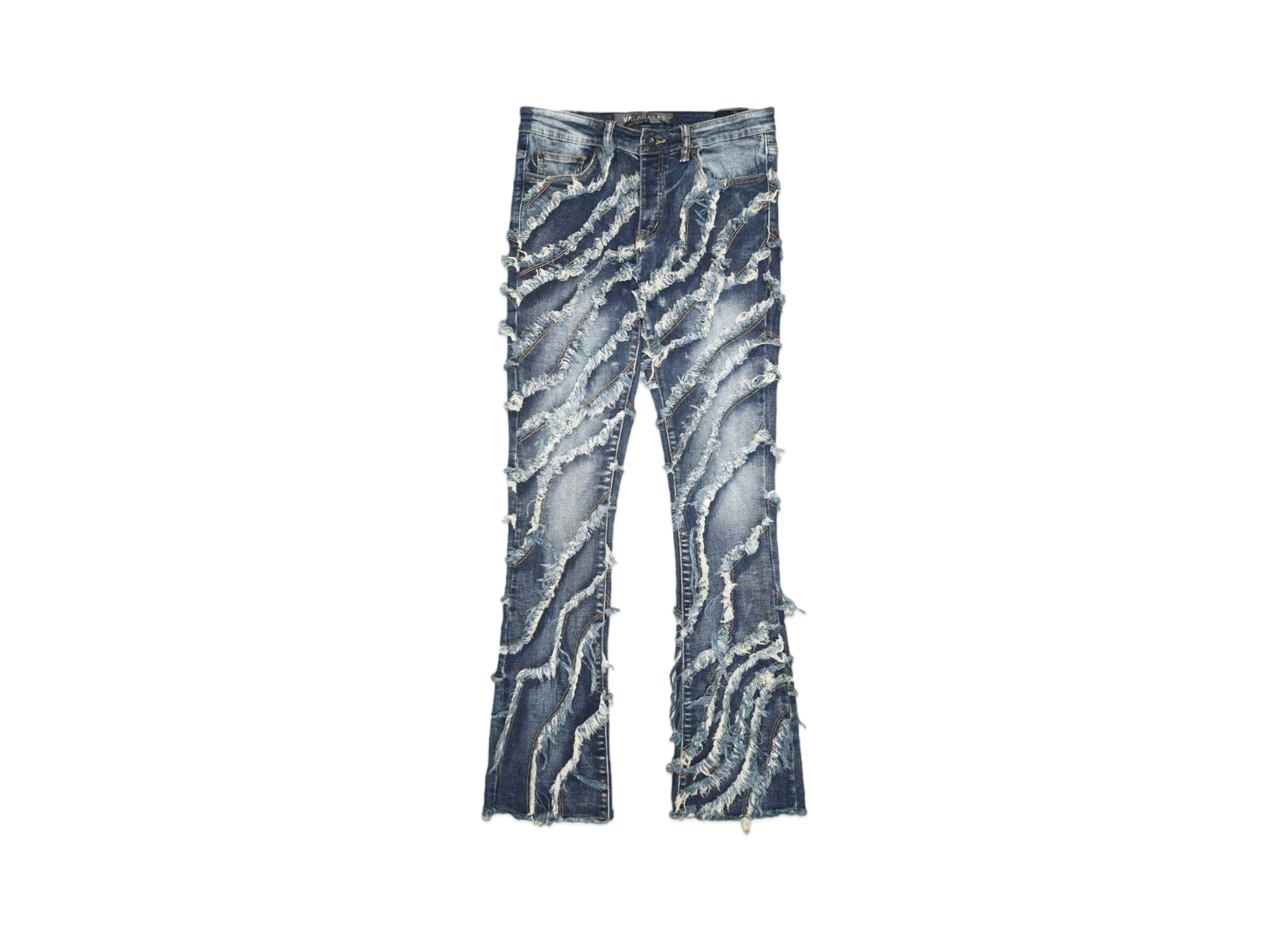 VALABASAS "GRIT" DENIM STACKED "DARK BLUE"