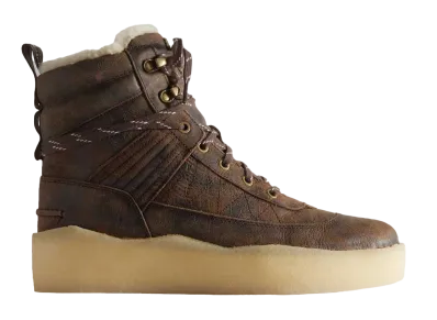 KITH Ronnie Fieg × Clarks 8th Street Rushden Boot "Shearling Chocolate"