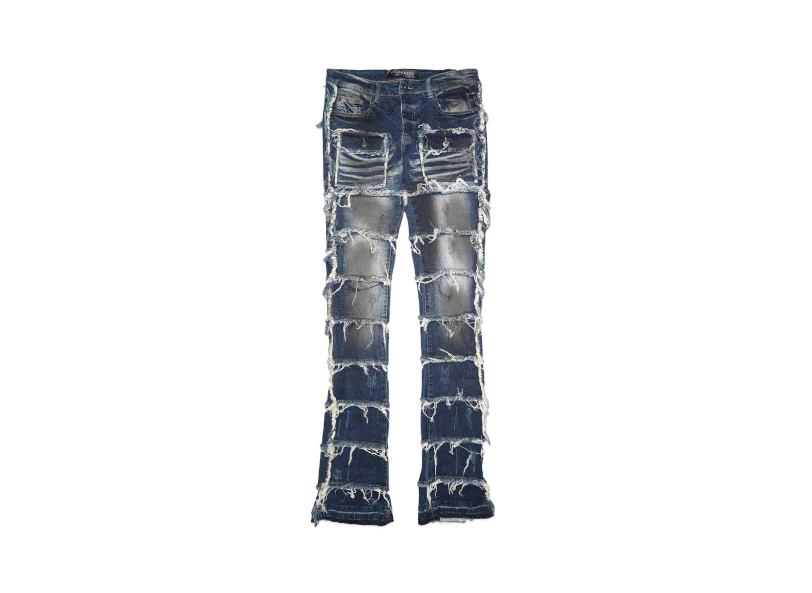 VALABASAS "PHOENIX 2.0" DENIM STACKED "DARK VINTAGE WASH "