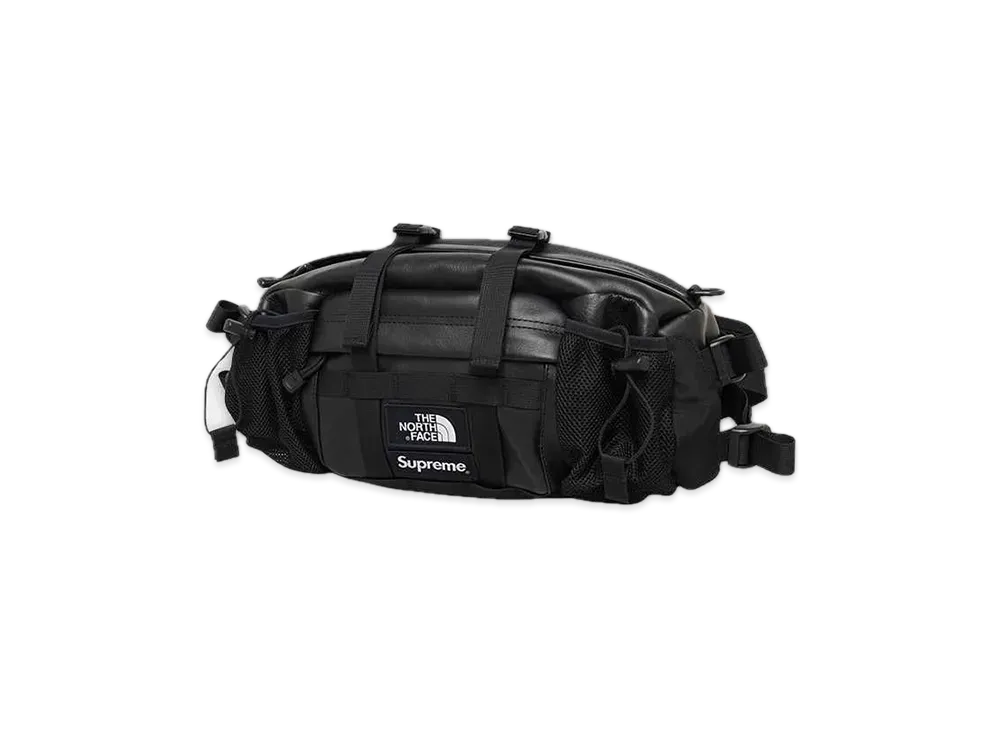 Supreme x The North Face Leather Mountain Waist Bag "Black"