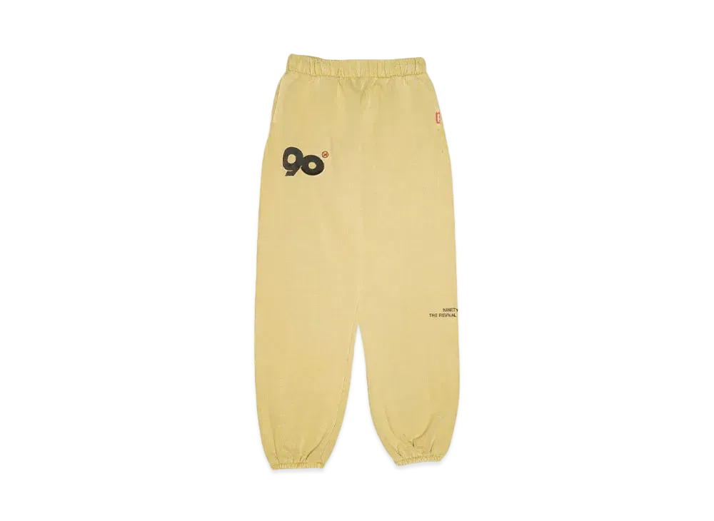9090 90 Logo Original Sweat Pants "Pigment Mustard"
