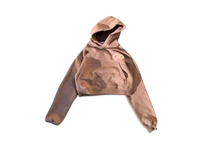 9090 90 Logo Original Hoodie (9090 girl) "Brown"