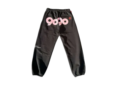 9090 90 Logo Original Sweat Pants (9090 girl) "Black pink"