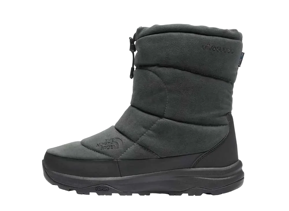 ザノースフェイス ヌプシ ブーティ ウォータープルーフ 7 ウルトラスウェード "チャコールグレー"