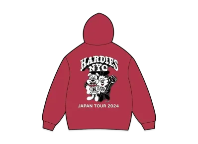 VERDY x Hardies NYC Zip Hoodie "Burgundy"