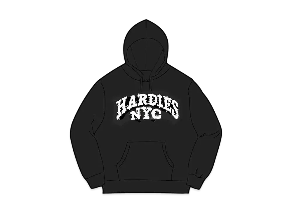 VERDY x Hardies NYC Pullover Hoodie "Black"