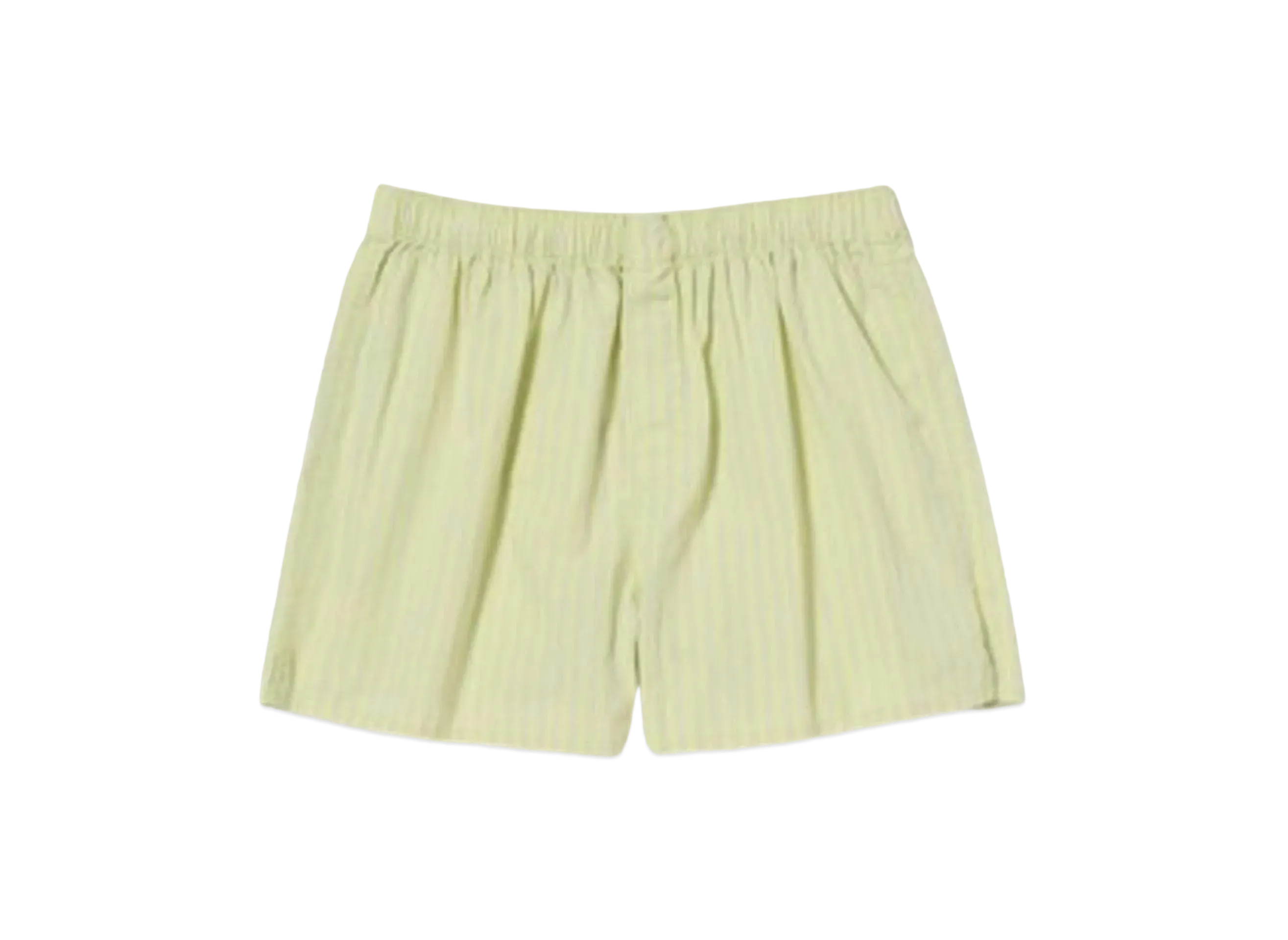 AURALEE x Tekla Boxer Shorts "Light Moss Stripes"