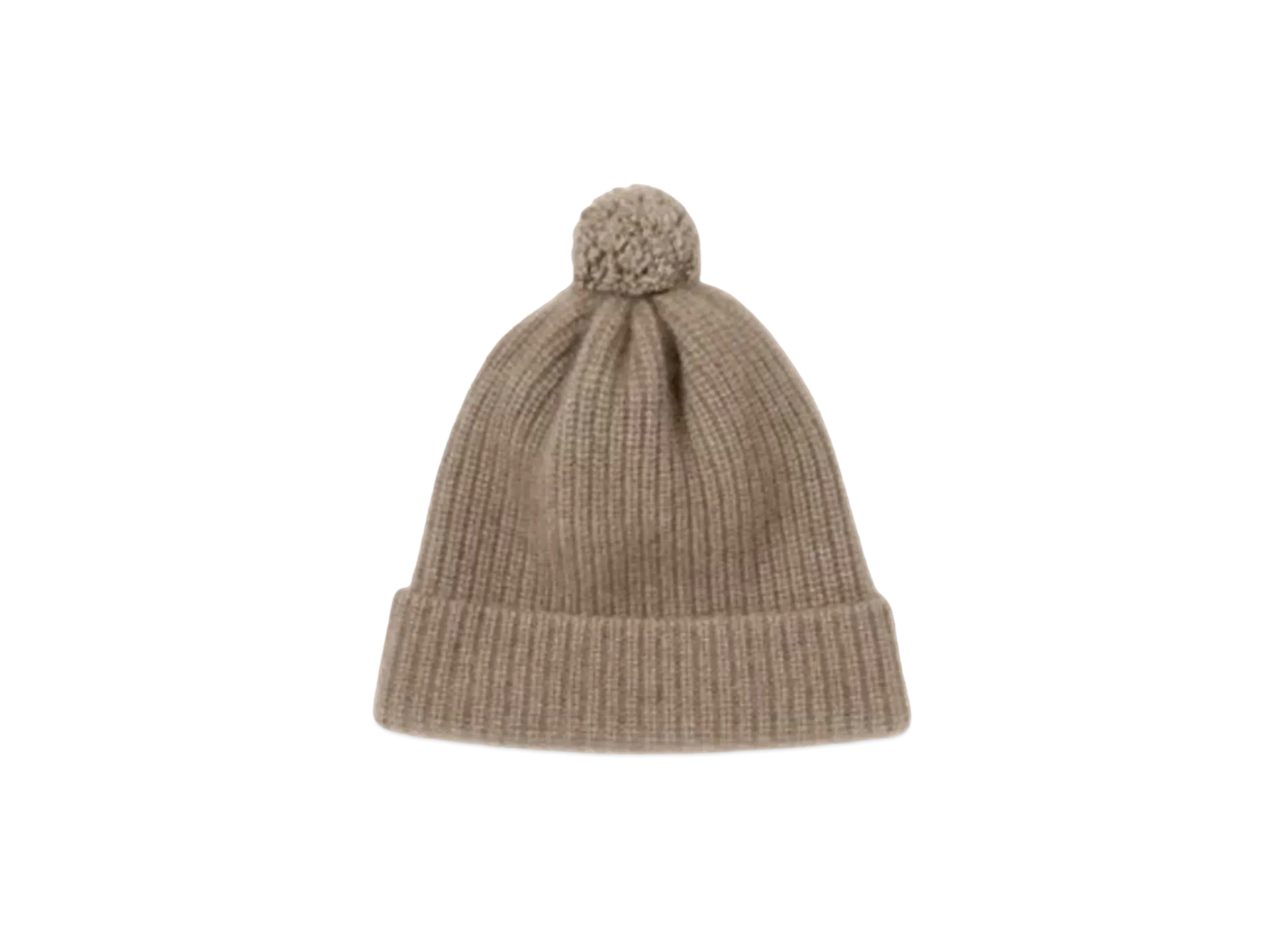 AURALEE x Tekla Baby Cashmere Night Knit Cap "Natural Brown"