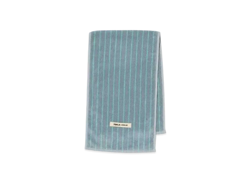 AURALEE x Tekla Onsen Towel "Mist Stripes"