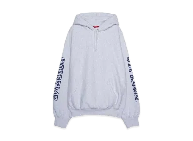 Supreme Collegiate Sleeve Hooded Sweatshirt "Ash Grey"