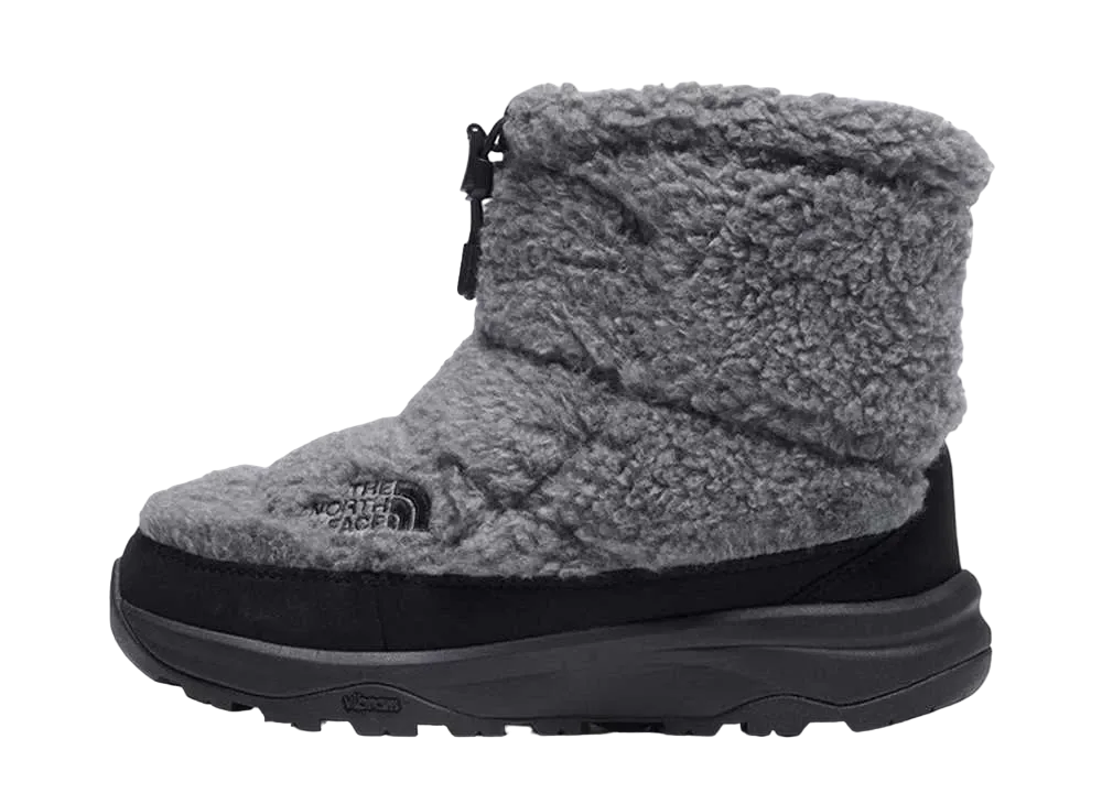The North Face Women's Nuptse Bootie Short Fleece "Mixed Charcoal"