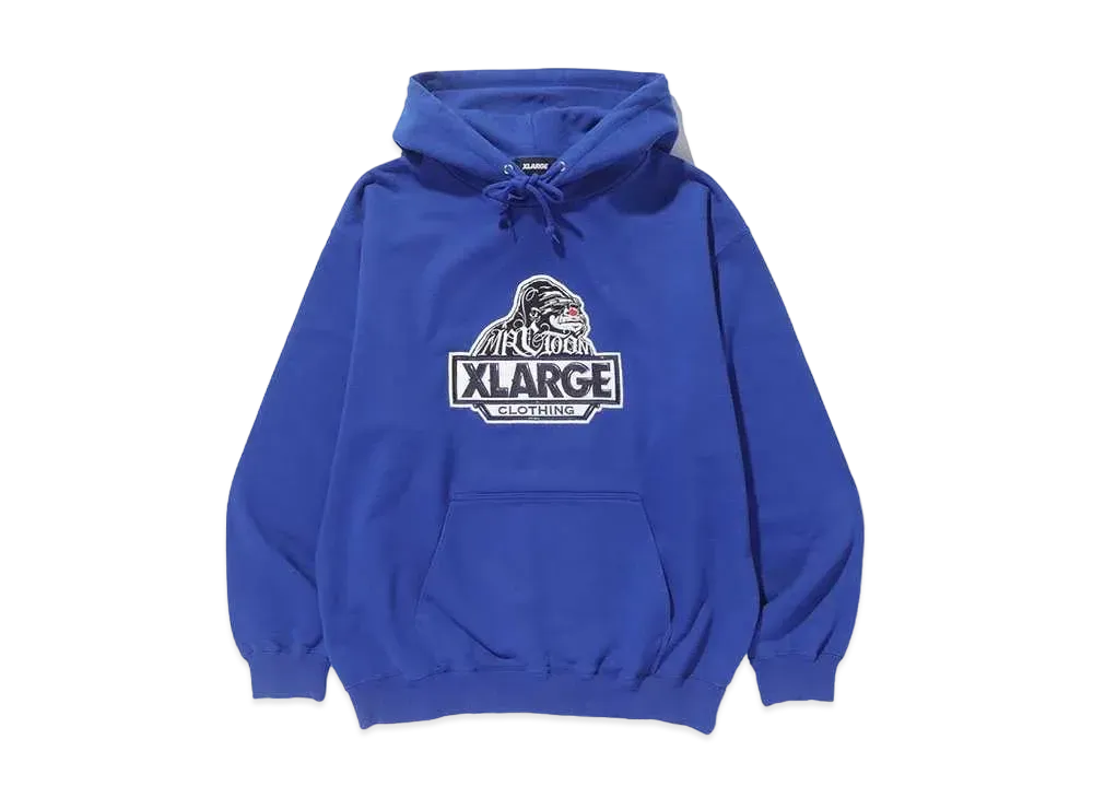 XLARGE x Mister Cartoon Pullover Hooded Sweat "Blue"