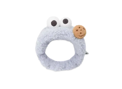 GELATO PIQUE x Sesame Street Cookie Monster Hair Band (Unisex) "Blue"