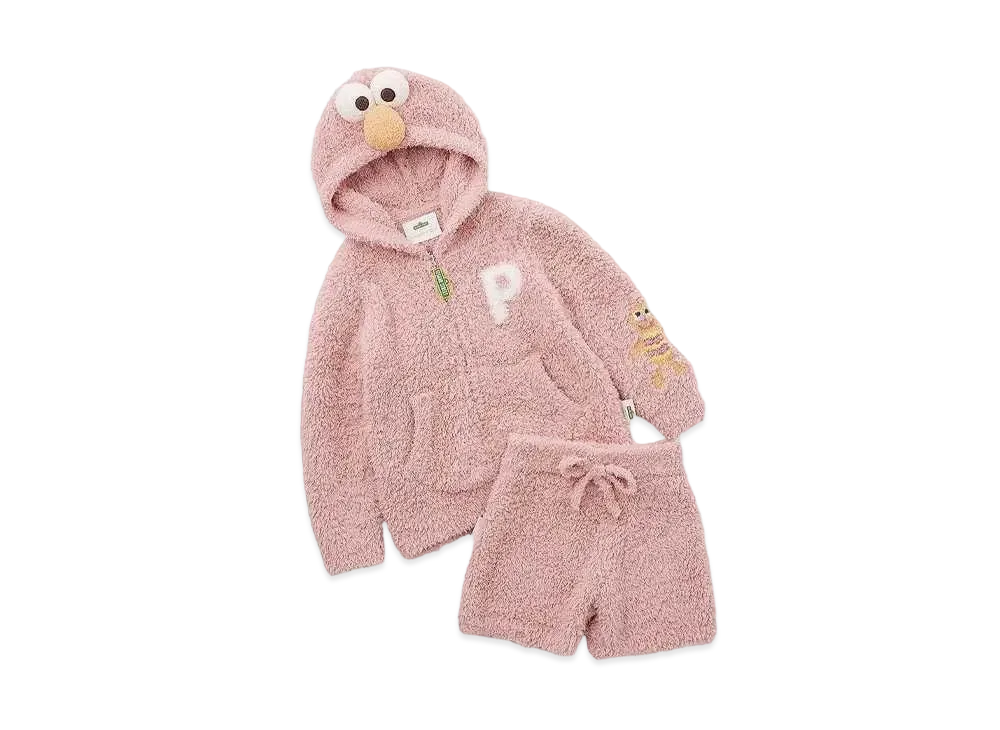 GELATO PIQUE x Sesame Street Elmo Parka & Short Pants Set (Kids) "Pink"