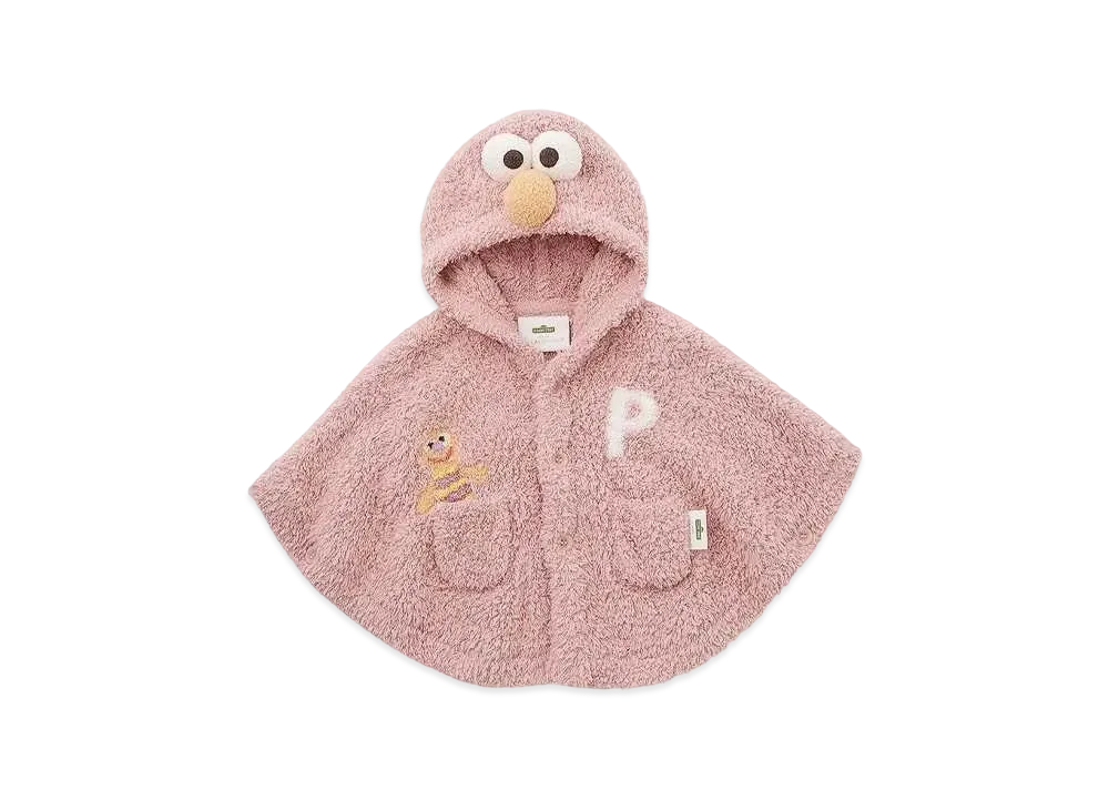 GELATO PIQUE x Sesame Street Elmo Poncho (Baby) "Pink"
