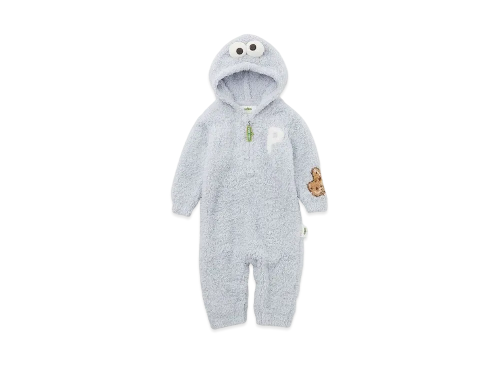 GELATO PIQUE x Sesame Street Cookie Monster Rompers (Baby) "Blue"