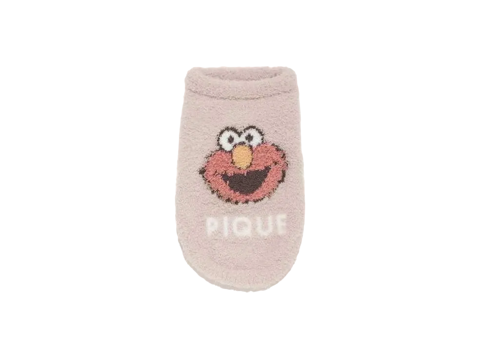 GELATO PIQUE x Sesame Street Elmo Jacquard Pullover (Cat & Dog) "Pink"