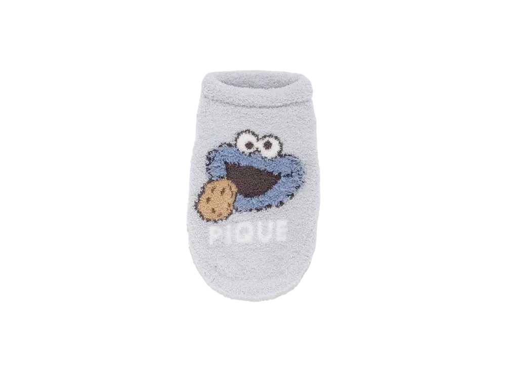 GELATO PIQUE x Sesame Street Cookie Monster Jacquard Pullover (Cat & Dog) "Blue"