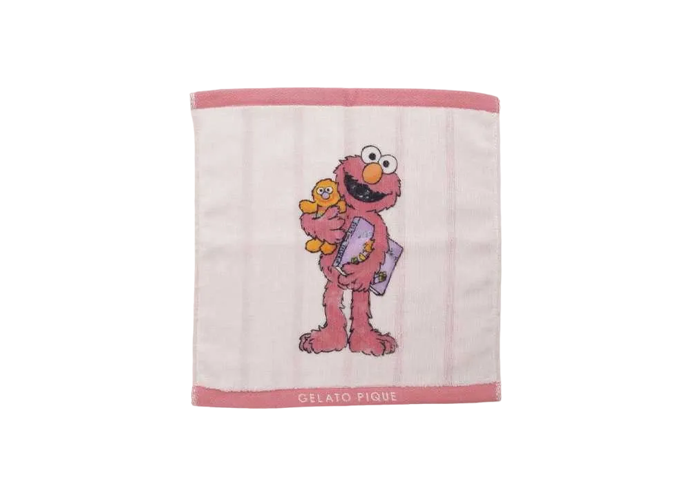 GELATO PIQUE x Sesame Street Hand Towel "Pink"