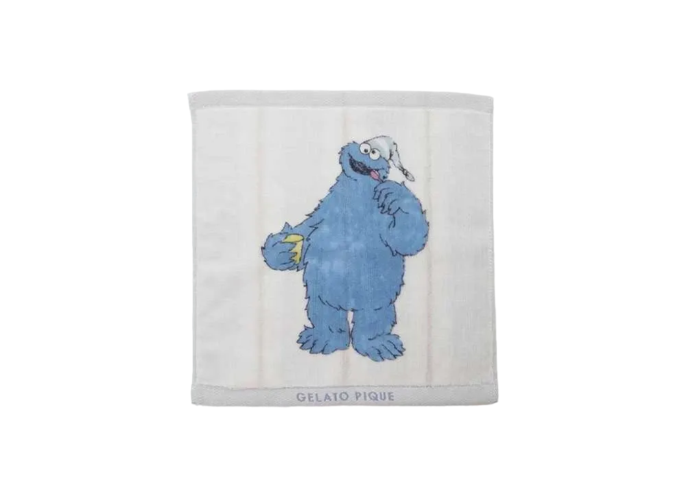 GELATO PIQUE x Sesame Street Hand Towel "Blue"