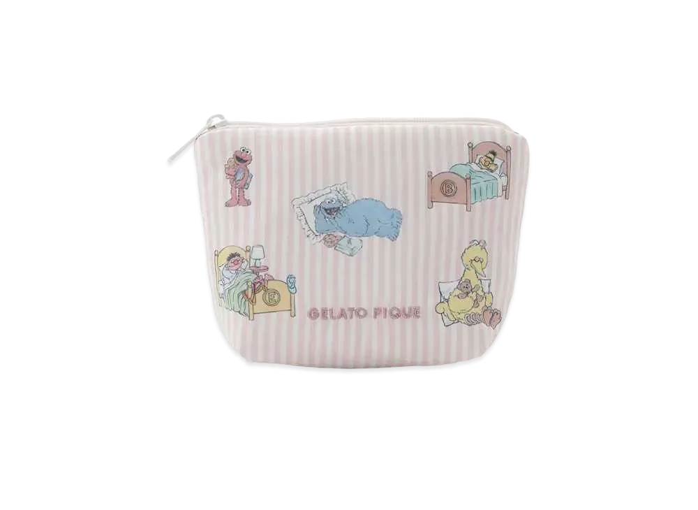 GELATO PIQUE x Sesame Street Tissue Pouch "Pink"