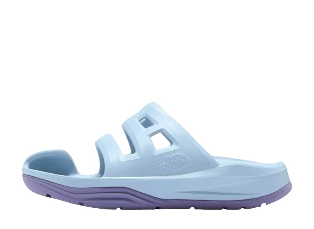 ザノースフェイス リアクティブ スライド "スティールブルー/ケイブブルー"