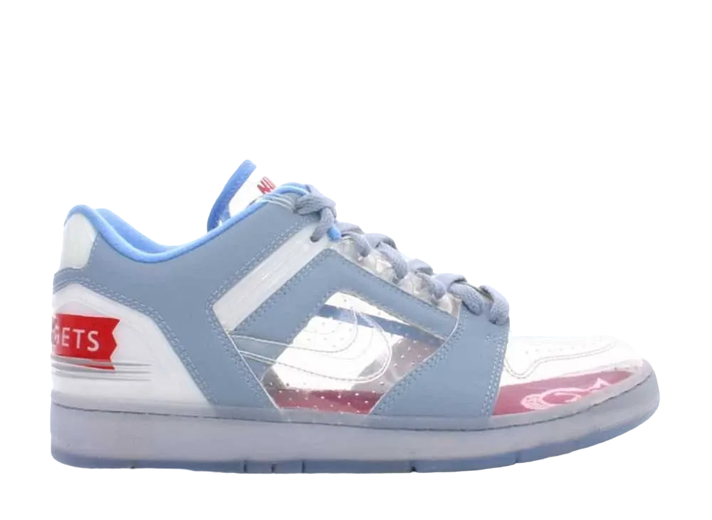 エスポ × ナイキ エアフォース2 ロー "クリア/グレーストーン/ニバーシティブルー"