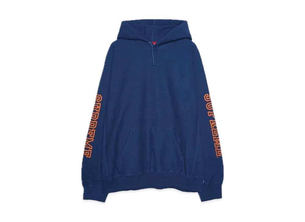 Supreme Collegiate Sleeve Hooded Sweatshirt "Dark Royal"