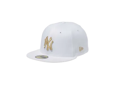 NEW ERA 59Fifty New York Yankees "White/Gold"
