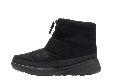 The North Face Women's Nuptse Bootie Waterproof 8 Short "Beaver Black/TNF Black"
