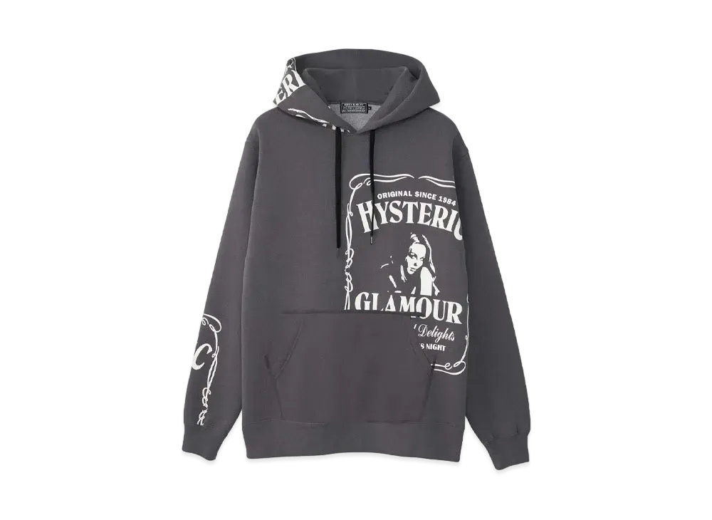 HYSTERIC GLAMOUR Hys Whisky Parka "Charcoal Gray"
