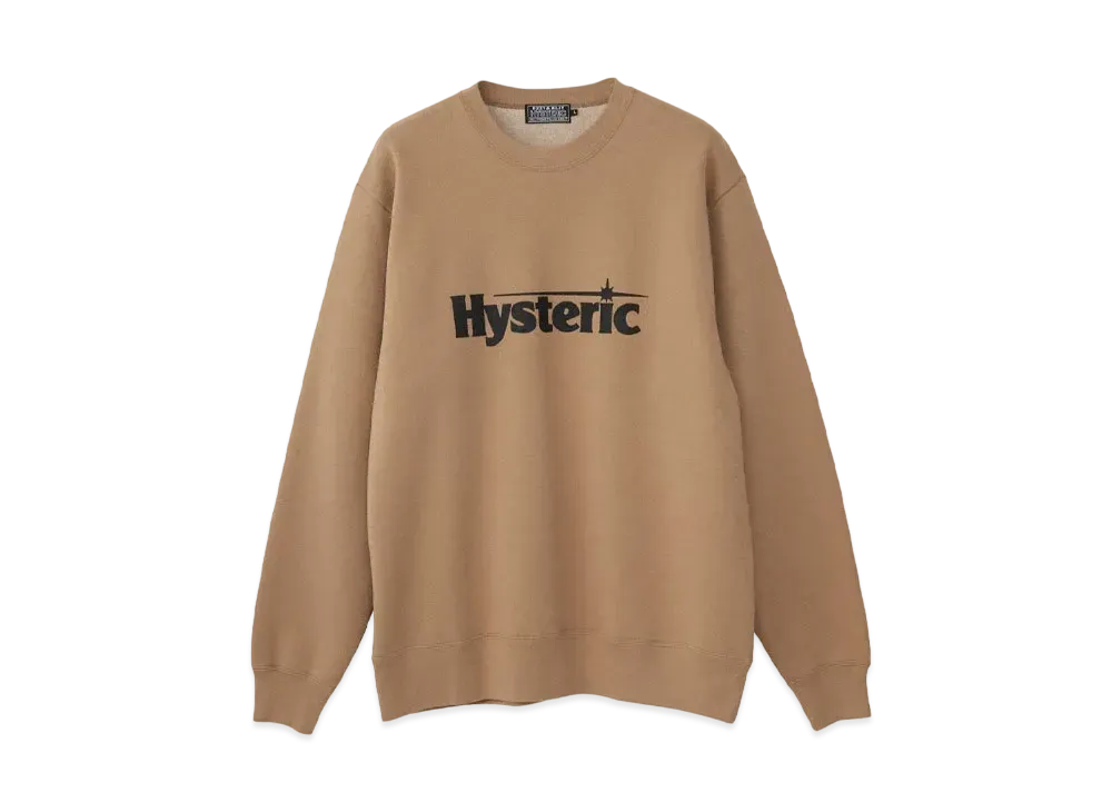 HYSTERIC GLAMOUR Flying V Sweat "Beige"
